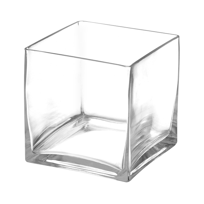 Square Glass Planters – 4inch x 4inch