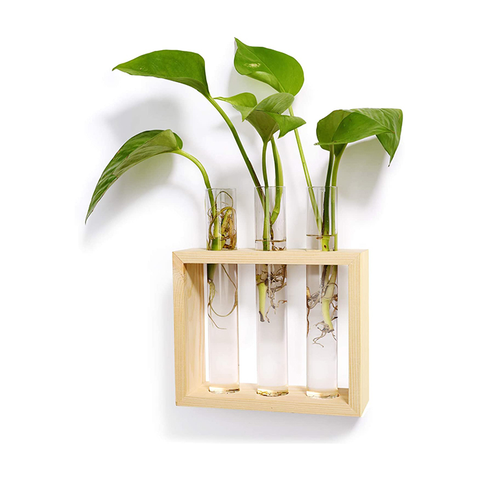 3 Test Tube Square Planter